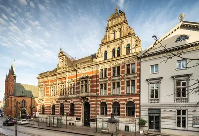 Das Gebäude in dem sich die Ferienwohnung befindet