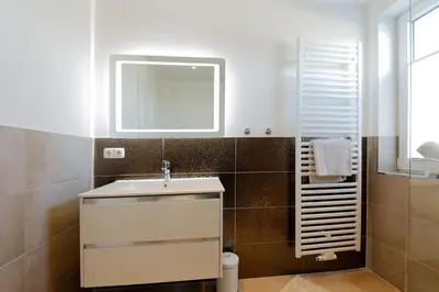 Ein Badezimmer in der Unterkunft Ferienwohnung Aalkate App 3