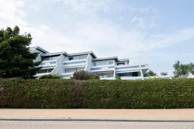 Das Gebäude in dem sich die Ferienwohnung befindet