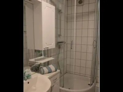 Ein Badezimmer in der Unterkunft Urlaub am Strand 2