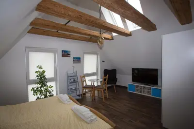 TV/Unterhaltungsangebot in der Unterkunft Gästehaus Roggenhorst - aufwändig saniertes Haus, 200 qm Wohnfläche, 3 Bäder