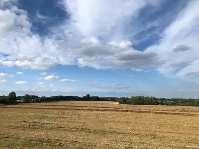 Naturlandschaft in der Nähe des Ferienhauses