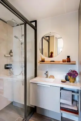 Ein Badezimmer in der Unterkunft Gronenberger Mühle Haus 24