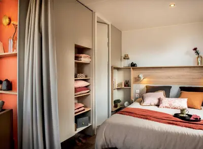 Ein Bett oder Betten in einem Zimmer der Unterkunft Gronenberger Mühle Haus 26