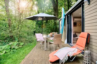 Ein Garten an der Unterkunft Gronenberger Mühle Haus 30