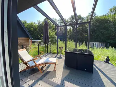 Ein Garten an der Unterkunft Gronenberger Mühle Haus 32