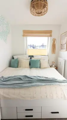 Ein Bett oder Betten in einem Zimmer der Unterkunft Ferienwohnung Strand Apartment - Scharbeutz
