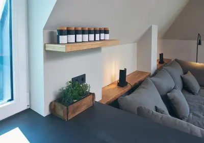 Ein Sitzbereich in der Unterkunft Julie´s Home (Penthouse)