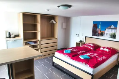Ein Bett oder Betten in einem Zimmer der Unterkunft Segellast 4