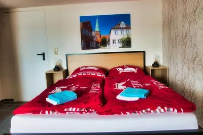 Ein Bett oder Betten in einem Zimmer der Unterkunft Segellast 4