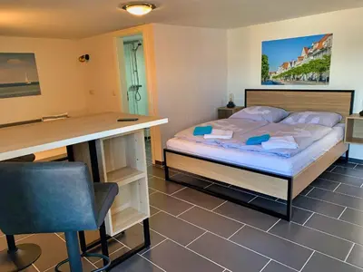 Ein Bett oder Betten in einem Zimmer der Unterkunft Segellast 5