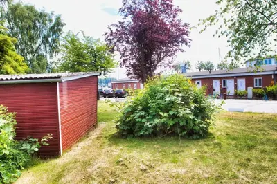 Ein Garten an der Unterkunft Finnenhaus 9