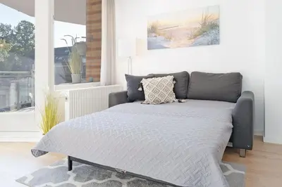 Ein Bett oder Betten in einem Zimmer der Unterkunft Montemare Kleine Wolke