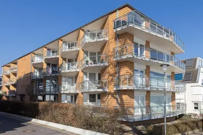 Das Gebäude in dem sich die Ferienwohnung befindet