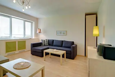 Ein Sitzbereich in der Unterkunft Hotel Am Mühlenteich