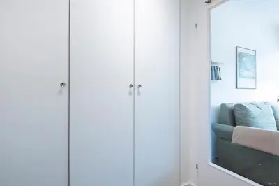 Ein Sitzbereich in der Unterkunft Sonnenkieker