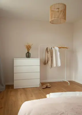 Ein Bett oder Betten in einem Zimmer der Unterkunft Haus 1