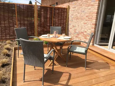 Ein Patio oder anderer Außenbereich in der Unterkunft Haus 1