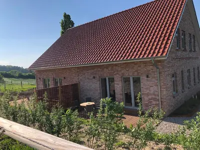 Das Gebäude in dem sich die Ferienwohnung befindet