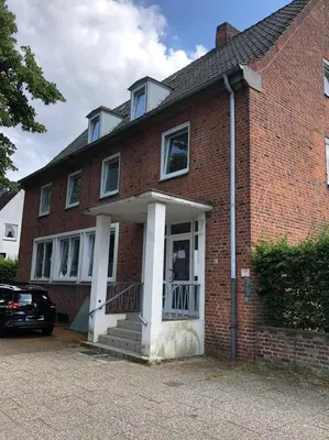 Das Gebäude in dem sich die Ferienwohnung befindet