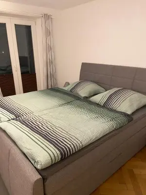 Ein Bett oder Betten in einem Zimmer der Unterkunft 3 Zimmer Wohnung für 4 Personen
