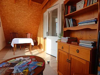 Die Bibliothek in der Ferienwohnung