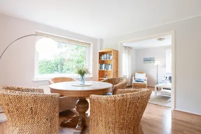 Ein Sitzbereich in der Unterkunft Haus Sonnenberg