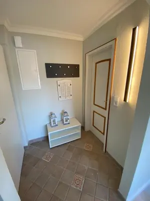 Ein Badezimmer in der Unterkunft Casa Raphael direkt am Scharbeutzer Strand