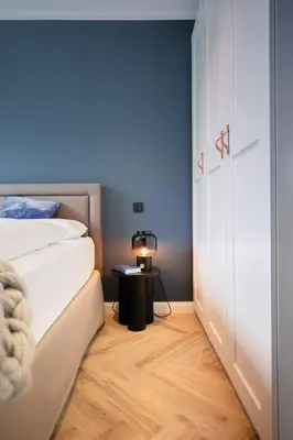 Ein Bett oder Betten in einem Zimmer der Unterkunft MAKANI Scharbeutz