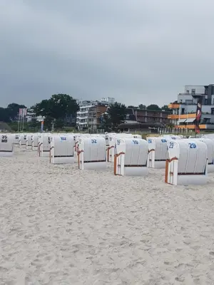 Ein Strand an oder in der Nähe der Ferienwohnung
