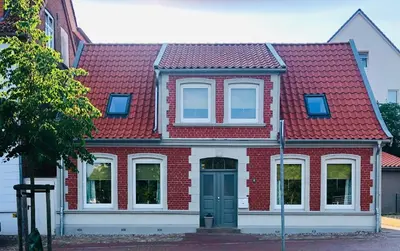 Das Gebäude in dem sich die Ferienwohnung befindet