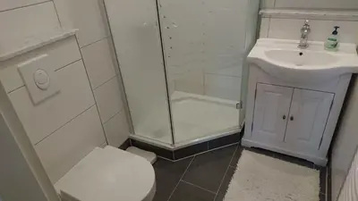 Ein Badezimmer in der Unterkunft Traumhafte Meeresblick FeWo