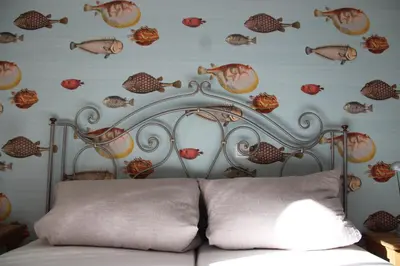 Ein Bett oder Betten in einem Zimmer der Unterkunft Strandbude16