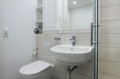 Ein Badezimmer in der Unterkunft Kammerweg 89 Cliff