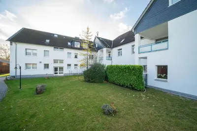 Das Gebäude in dem sich die Ferienwohnung befindet