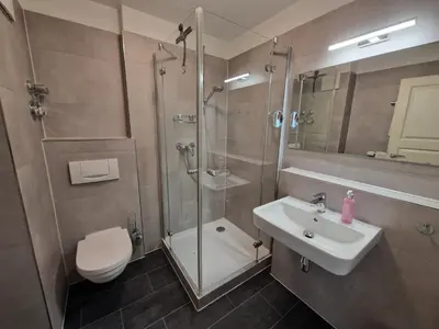 Ein Badezimmer in der Unterkunft HansaResidenz Scharbeutz