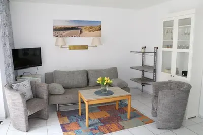Ein Sitzbereich in der Unterkunft Appartement 6