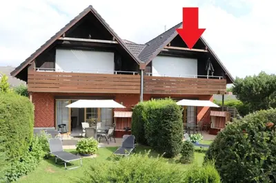 Ein Garten an der Unterkunft Appartement 12