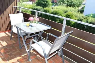 Ein Balkon oder eine Terrasse in der Unterkunft Appartement 12