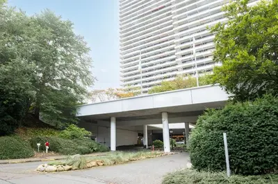 Das Gebäude in dem sich die Ferienwohnung befindet