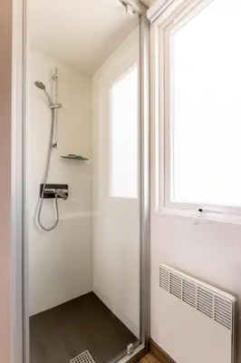 Ein Badezimmer in der Unterkunft Muschel 49