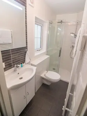 Ein Badezimmer in der Unterkunft Strand 9