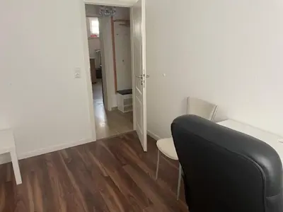 Ein Sitzbereich in der Unterkunft Geräumige und schöne Wohnung direkt in der Lübecker Innenstadt