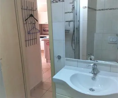 Ein Badezimmer in der Unterkunft Apartementhaus Panoramic