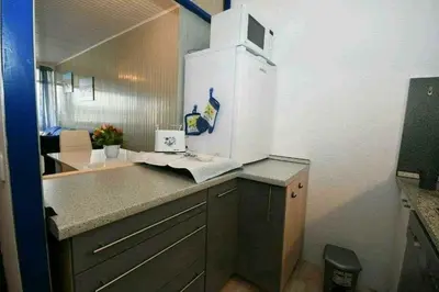 Küche/Küchenzeile in der Unterkunft Apartementhaus Panoramic