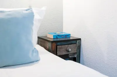 Ein Bett oder Betten in einem Zimmer der Unterkunft Hansa-Residenz Kleine Oase Scharbeutz
