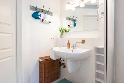 Ein Badezimmer in der Unterkunft Hansa-Residenz Kleine Oase Scharbeutz