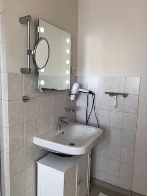 Ein Badezimmer in der Unterkunft Möwenflug Apartments
