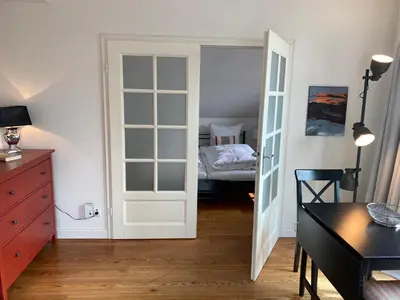 Ein Bett oder Betten in einem Zimmer der Unterkunft Villa An Der See
