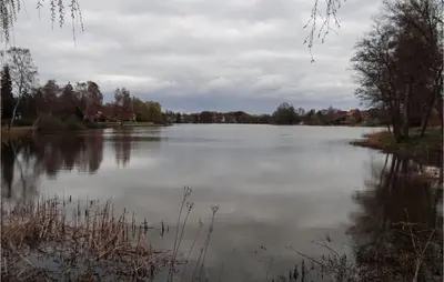 Blick auf einen Fluss in der Nähe der Ferienwohnung